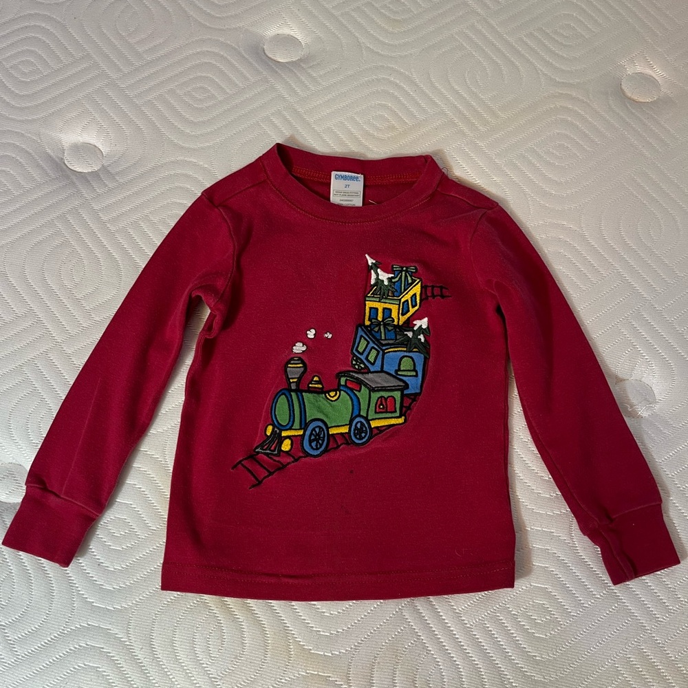 Holiday train toddler shirt!